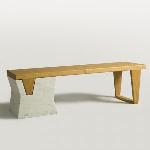 pouf with bench